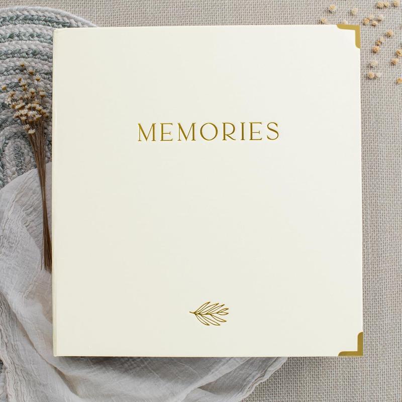 Beautiful Linen Photo Album For 4x6 Photos - Safely Holds Up To 500 Pictures of  Memories - The  Large Photo Book To Store All Pictures of Treasured Family,  or Wedding Moments