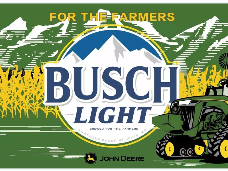 John Deere B.Light Beer 3x5 FT Flag Banner Farm Garage Wall Art Fan Gift