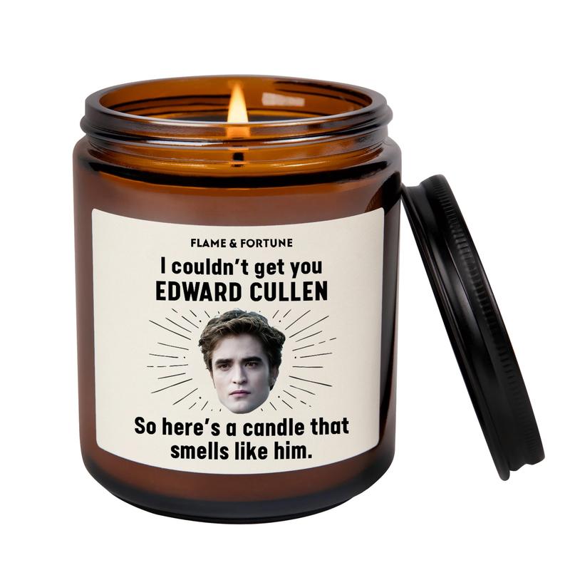 Smells like Edward Cullen Candle | Edward Cullen Robert Pattinson Fan Gift, Best Friend Gifts, Twilight fan Inspired Candle Decor