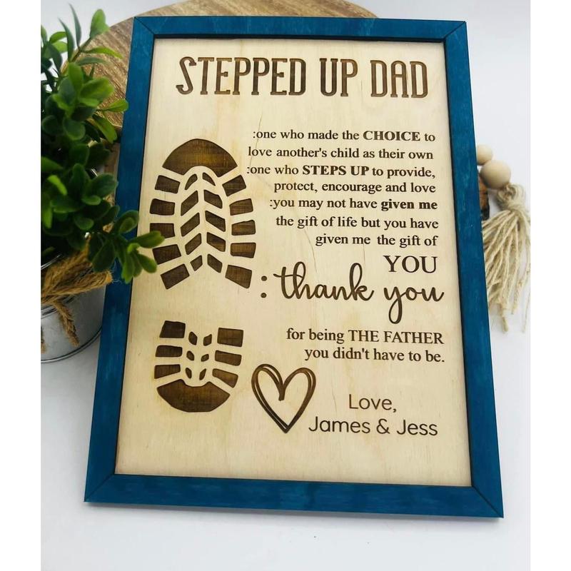 Stepdad Plaque