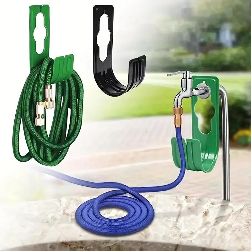 Water Hose Hanger(3 Counts), Expandable Garden Watering Hosepipe Hook, Wall Mounted Tidy Holder for Home Garden Outdoor