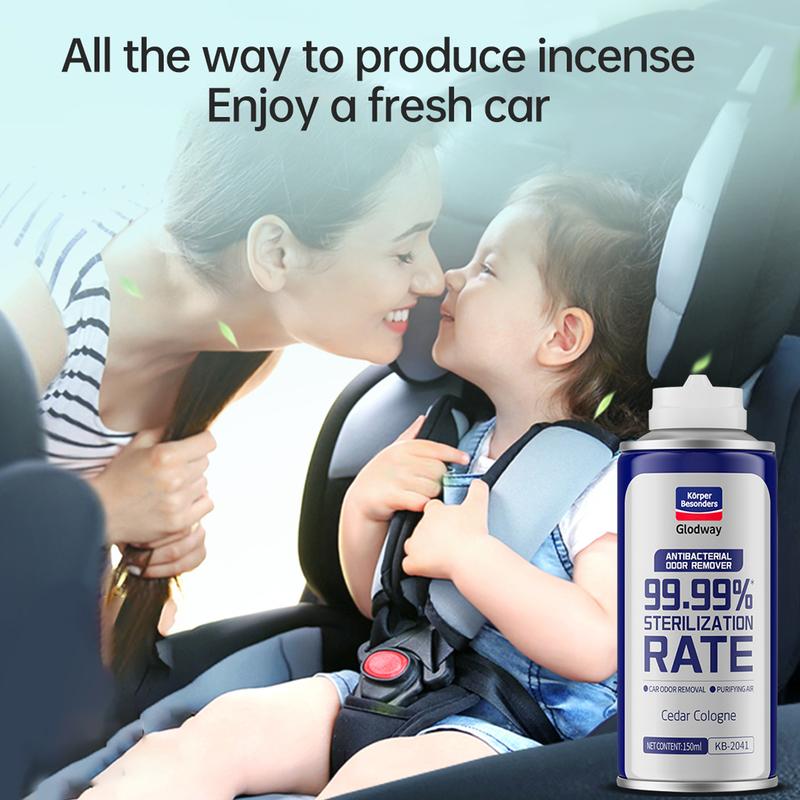 Glodway-Car air freshener 99.9% sterilization rate Car perfume Room deodorizer Car deodorizer Five scents Easy to use-car