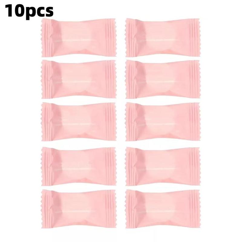 10pcs Disposable Towel, Individually Packaged Disposable Compressed Towel, Portable Face Towel For Home Bathroom & Travel