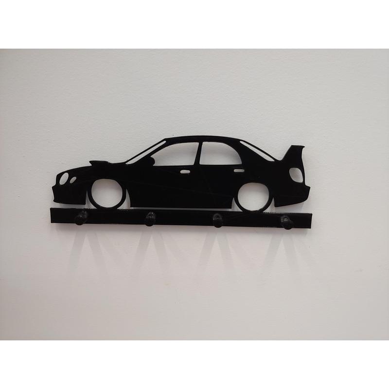 Subaru wrx wagon sti bug eye key holder | wall key organizer | key hanger