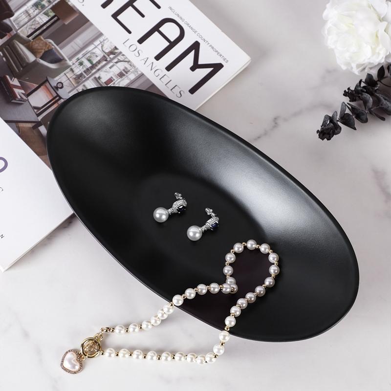 Oval Shaped Jewelry Storage Tray, Jewelry Organizer, Jewelry Display Tray, Home Organizer for Ring Earring Necklace