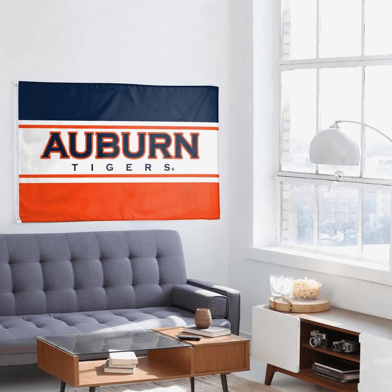 Auburn Tiger Horizontal Flag - Football Flag - Sport Flag - Home Decor