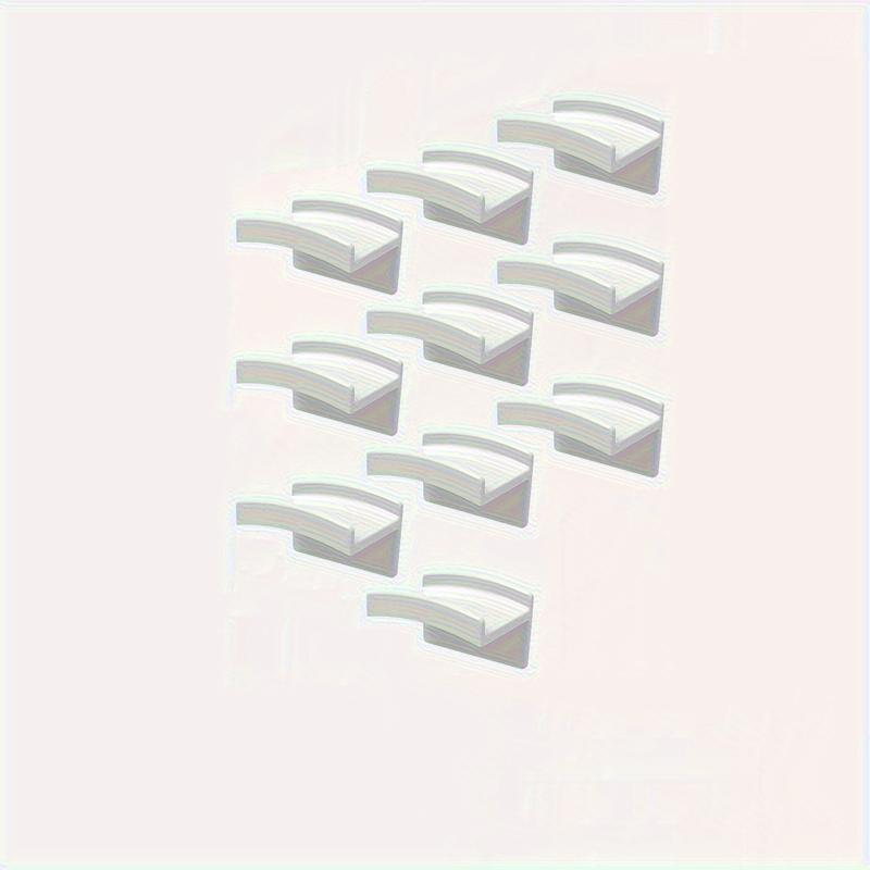 10pcs Adhesive Hat Hooks For Wall - Minimalist Hat Rack Design, No Drilling, Strong Hold Hat Hanger