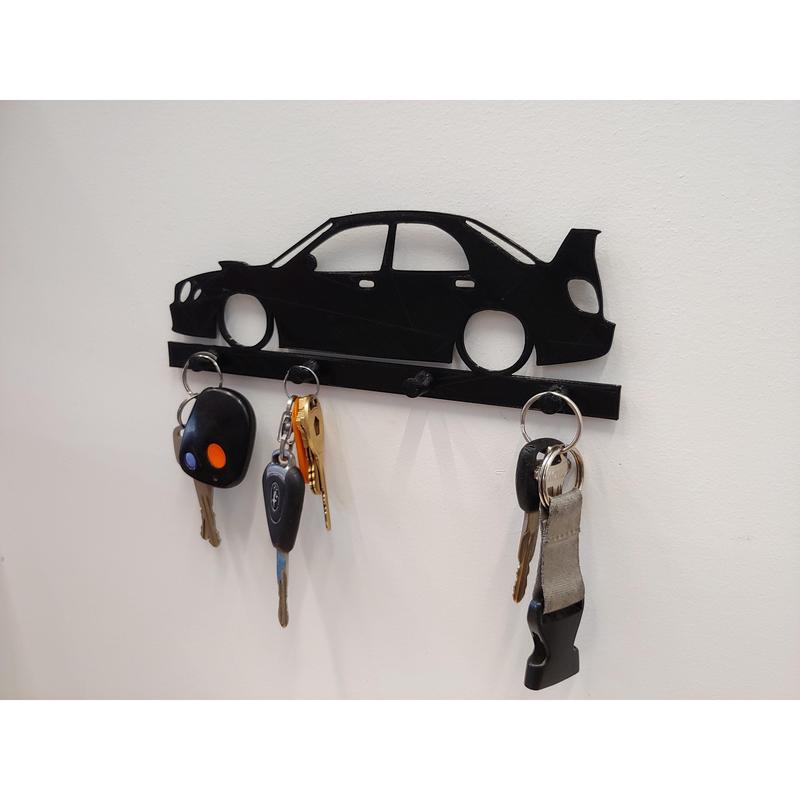 Subaru wrx wagon sti bug eye key holder | wall key organizer | key hanger