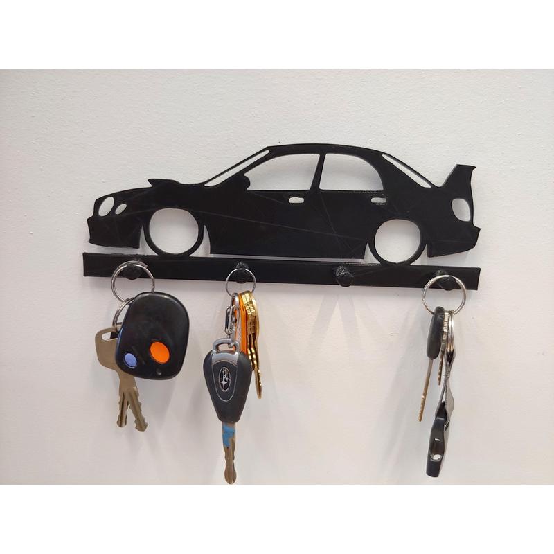 Subaru wrx wagon sti bug eye key holder | wall key organizer | key hanger