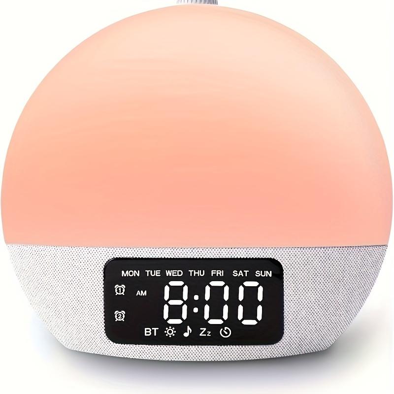 hatch alarm clock Sunrise Alarm Clock With White Noise Wake-up Light, 25 Soothing Sounds, 17 Night Lights, Wake-up Light Alarm Clock, Suitable For Bedrooms And Heavy Sleepers