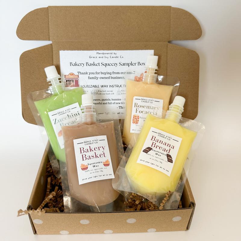 Themed Squeezable Wax Melt Sampler Box (3oz)