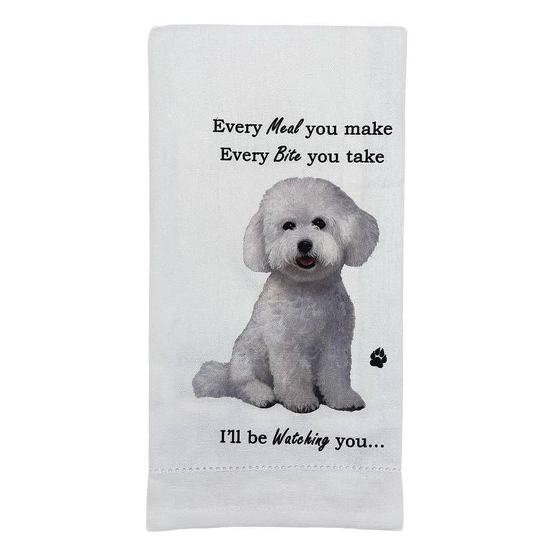 Bichon Frise Kitchen Towel