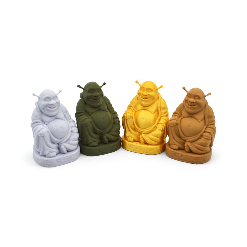 Shrek-Buddha Statue | 3D Printed | Handmade Pop Culture & Zen Home Decor Sculpture Gift  Figures