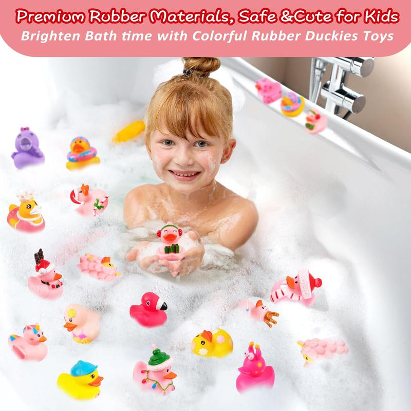 CHRISTMAS SALE:2024 Advent Calendar Christmas Ducks - 24pcs  Duck Advent Calendar 24 Days of Christmas Countdown  Fun Duck Bath for Xmas Holiday Gifts Party Duck Party Favors