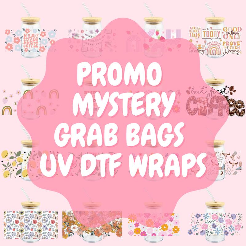 PROMO BUNDLE - 10 UV DTF CUP WRAPS Decals