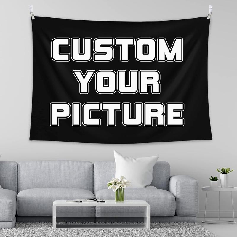 Custom Tapestry Upload Images Customizable Tapestry Personalized Backdrop Create Your Own Tapestry Wall Hanging For Living Room Bedroom Dorm Home Decor