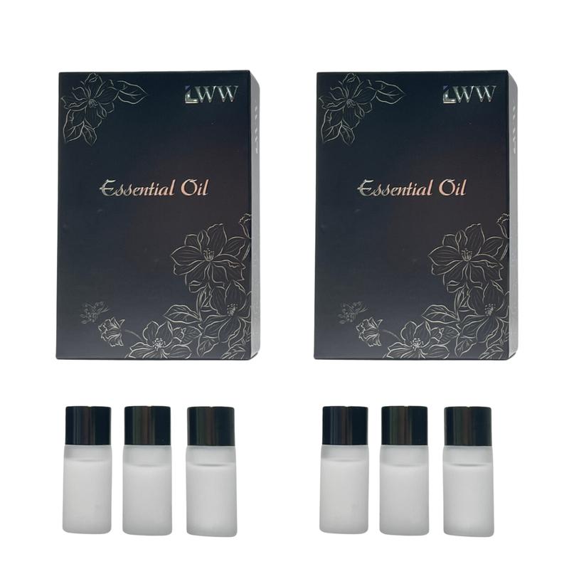 LWW Multi-Pack Car Diffuser Essential Oil Sets - 3 Bottles (10ml) Per Pack, Multiple Scent Collections