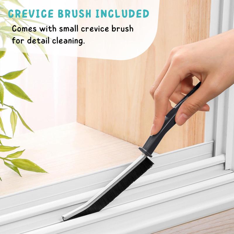 Grout Brush with Long Handle, 49'' Tile Cleaner Tool for Shower, Bathroom Floors Scrubber for Grout Cleaning