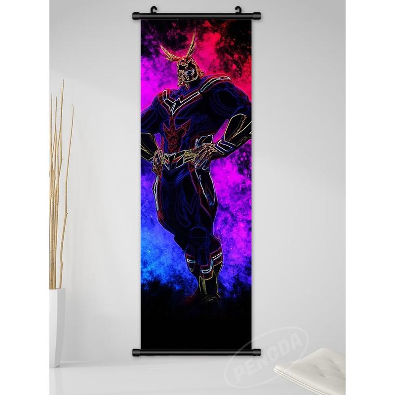 My Hero Academia Wall Art Canvas Anime Pictures Midoriya Izuku Painting Print Bakugou Katsuki Poster Hanging Scrolls Home Decor Room Ornaments