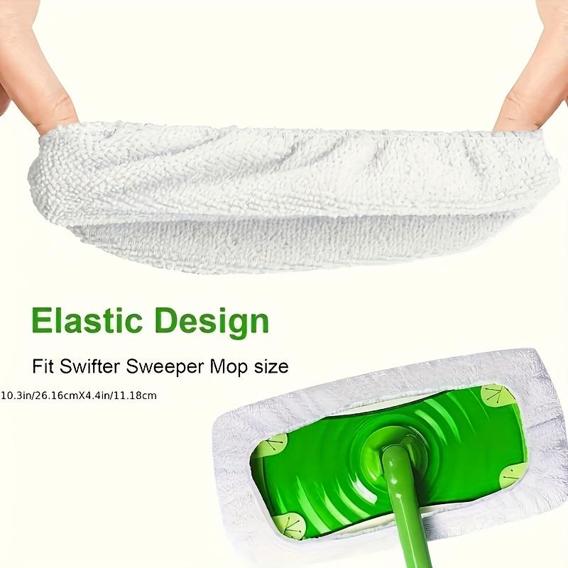 8pcs, Mop Replacement Pad, Flat Floor Mop Cloth, Washable And Durable Replacement Mop Cloth, Dust Removal Mop Head, Wet And Dry Use, Easy To Clean, Cleaning Supplies, Back To School Supplies