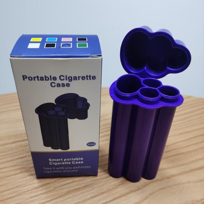 The lighter storage box can be used to store lighters for easy carrying and does not take up space. It comes in solid green, purple, and white colors. Organiser