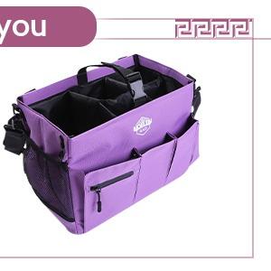 Purple portable bag with adjustable shoulder and waist straps for cleaning and storage Mesh Aluminium Pad christmas 2024 ornament Organiser