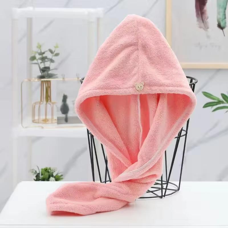 Microfiber Hair Drying Towel - Quick Dry - Wrap Turban Style for Women - Soft Absorbent - Bath Towel