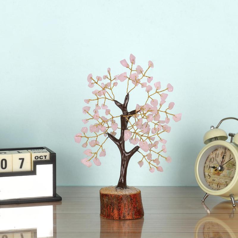 Rose Quartz Tree - Rose Quarts Tree - Rose Trees - Rose Quartz Desk - Crystal Decor - Pink Room Decor - Desk Decorations - Pink Office Decor - Pink Things - Pink Office Accessories