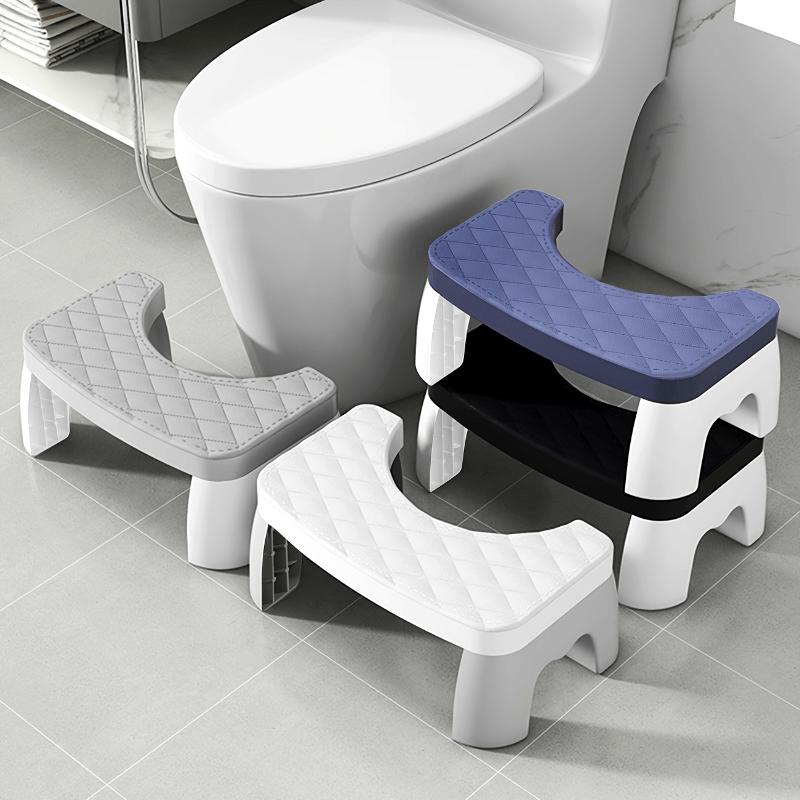 1pc Waterproof Squatty Potty, Toilet Stool for Adults, Toilet Foot Stool, Adult Toilet Stool, Toilet Ottoman Bath Bathroom Accessories