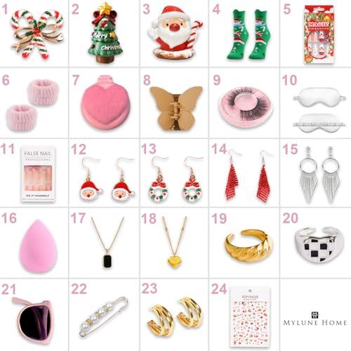 [Black Friday] Advent Calendar 2024, Christmas Countdown Gift Set For Women,24 Individually Boxed Christmas Gifts for Women