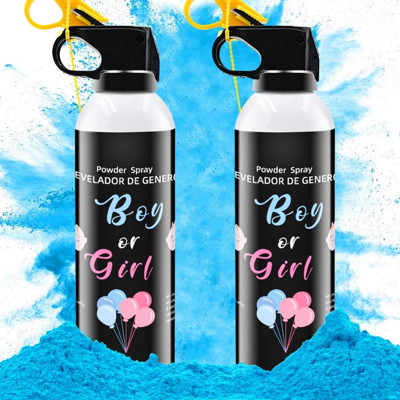 Gender Reveal Fire Extinguisher 2 Pack Blue Extinguisher Smoke Bombs for Boy Gender Reveal Ideas Baby Boy Reveal Party