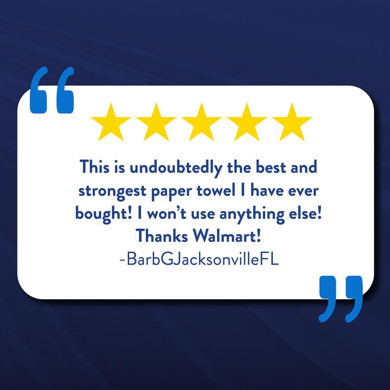 Great Value Ultra Strong Paper Towels - 6 Double Rolls for Toilet Wipes