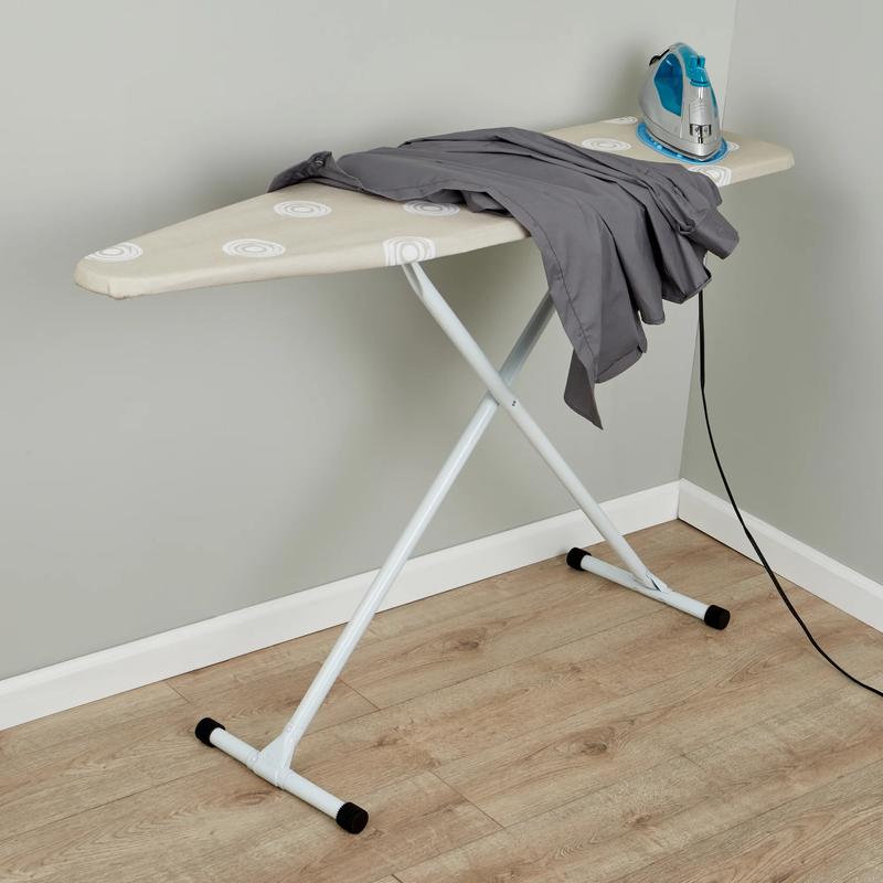 Mainstays T-Leg Ironing Board with Pad and Cover - Efficient and Convenient