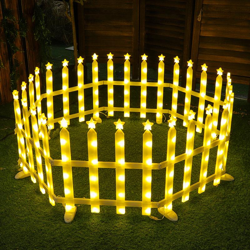 zt Lighting Fence Lights Christmas Lights Decorative Lights Garden Decorative Lights Holiday Decoration