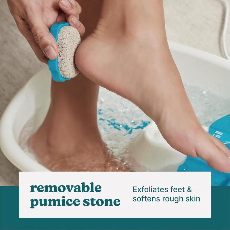 Homedics Bubble Mate Foot Spa, Toe Touch Controlled Foot Bath with Invigorating Bubbles and Splash Proof, Raised Massage Nodes and Removable Pumice Stone HoMedics HoMedics