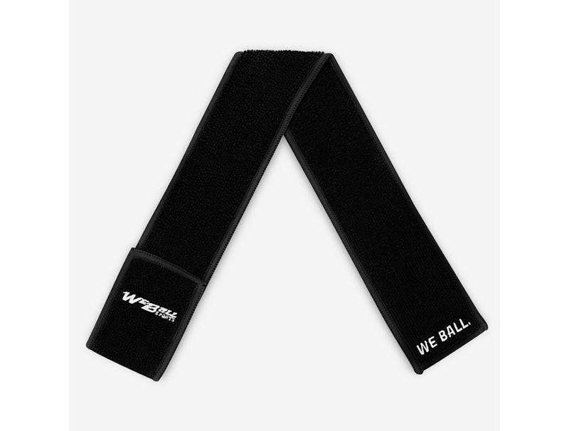 We Ball Sports Football Streamer Towel (Black)