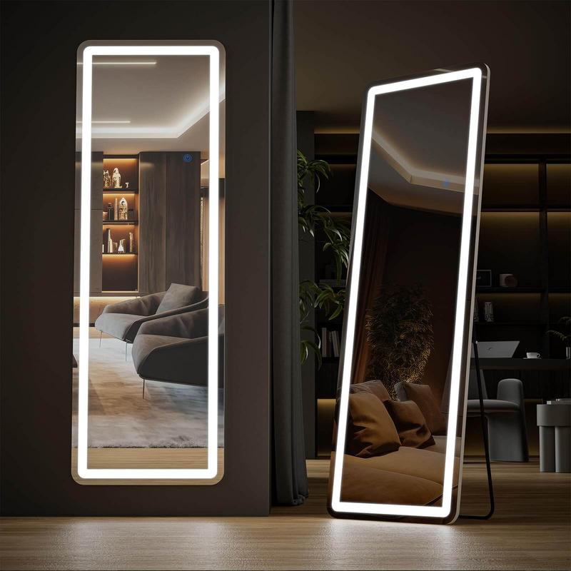 Full Length LED Mirror with Stand, 64