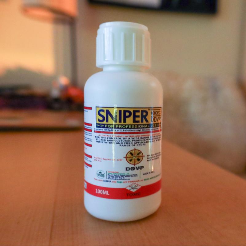 Sniper Insecticide 100ml Spray DDGP 10000EC Formula for Household Pests