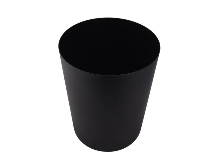 5 Gallon Trash Can, Plastic Office Trash Can, Black Matte