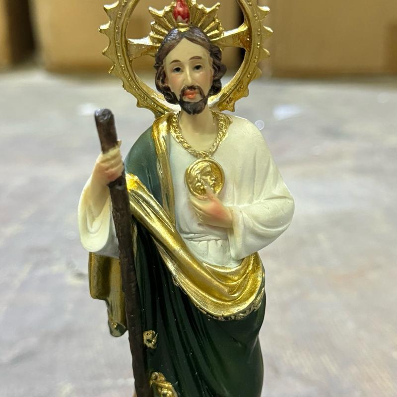 8“ Inch Saint St. Jude Figure Statue Imagen San Judas Tadeo Estatua New money God Decor Religious Ornaments