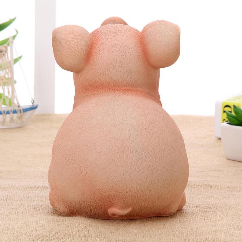 Cute Pig Shaped Piggy Bank, 1 Count Durable Coin Bank, Fun Animal Shaped Money Saving Box, Ideal Cash Storage and Home Decor