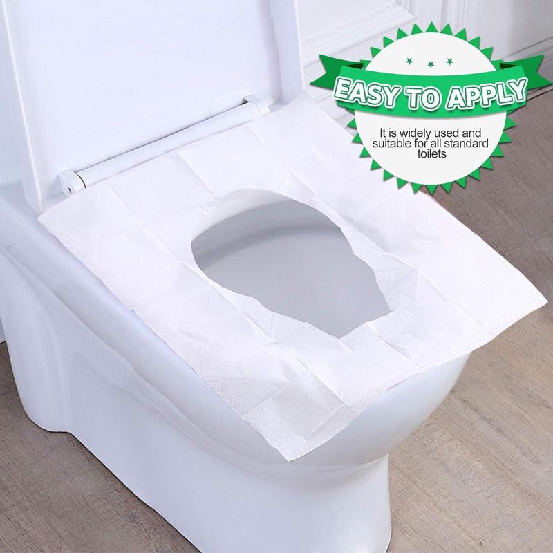 Disposable Toilet Seat Cover, 11 Packs Portable Flushable Travel Toilet Seat Cover, Disposable Toilet Seat Cover for Adults and Kids, Travel Essentials [10pcs pack]