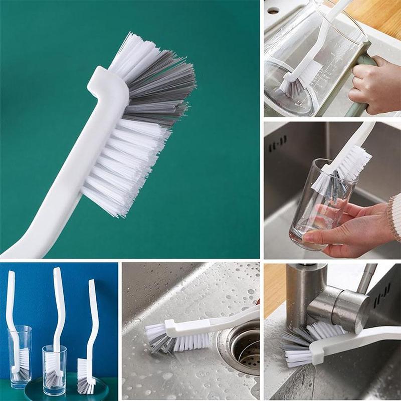 Kitchen Cleaning Brush Set (8 Counts set), Household Cleaning Tool, Kitchen Stove Brush, Multifunctional Cleaning Tool for Home Kitchen & Bathroom