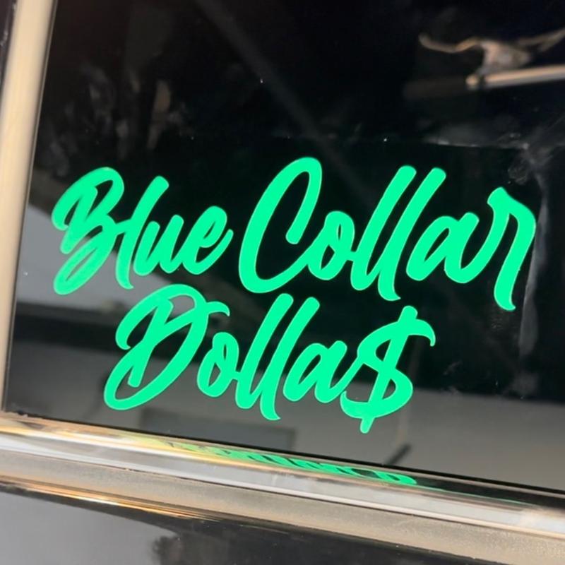 Blue Collar Decal