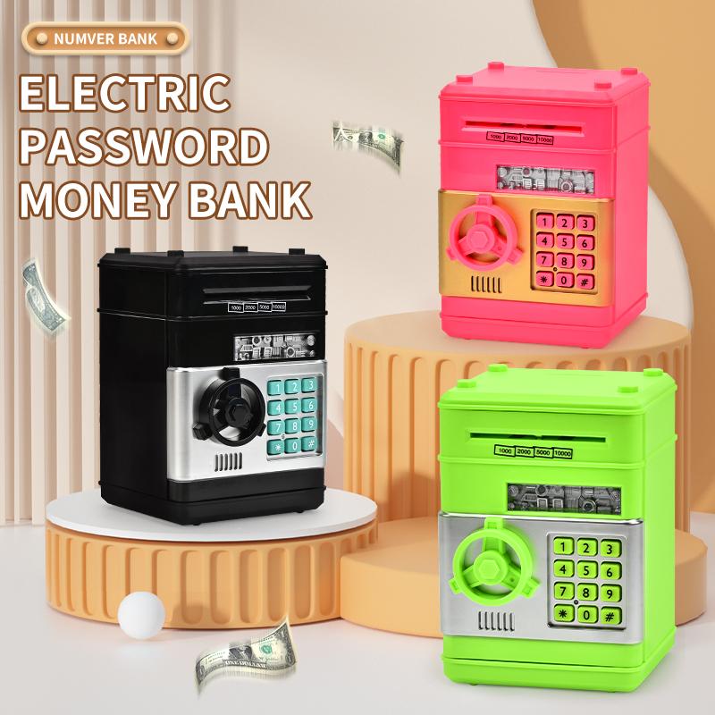 Refasy Piggy Bank: The Cutest Cash Coin Can ATM Bank for Kids! Electronic Coin Money Bank - A Wonderful Gift Option Decor Room