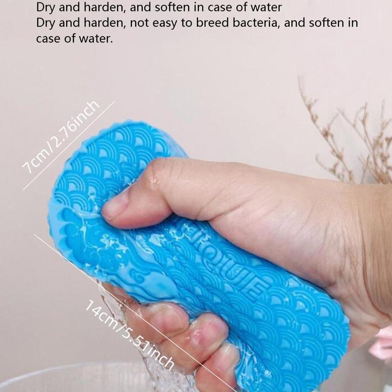 Exfoliating Bath Sponge, 1 Count Soft Body Shower Sponge, Water Absorbent Exfoliator Dead Skin Remover for Adults Children