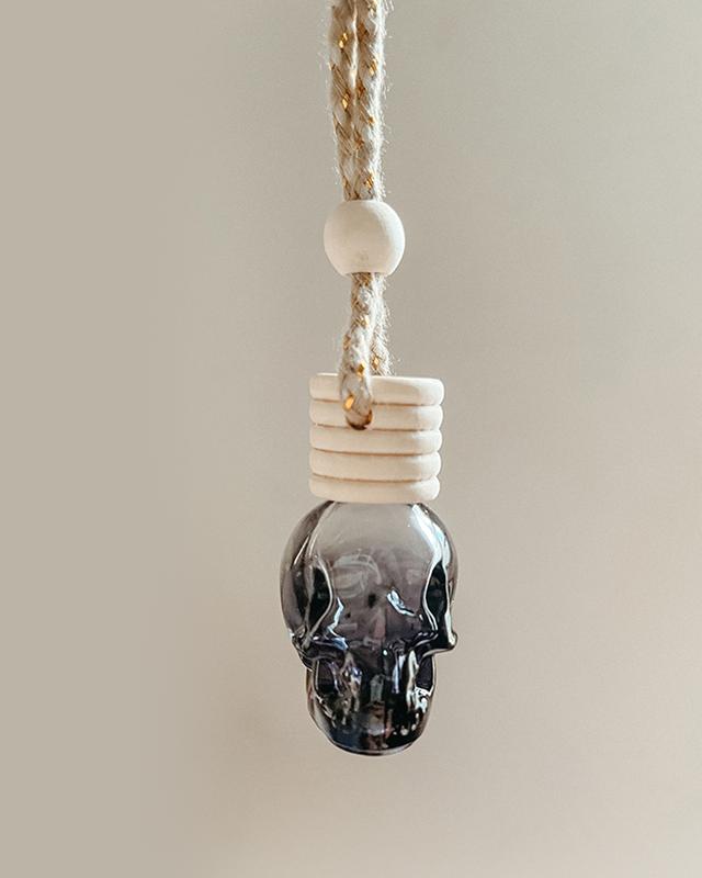 Black Tinted Glass Skull Diffuser-unique scents