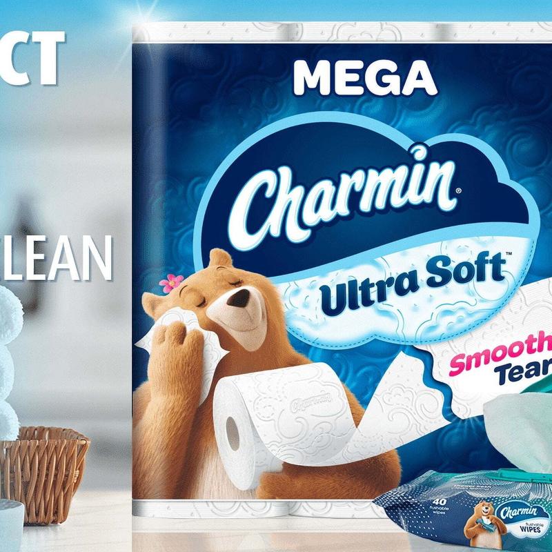 Charmin Ultra Soft Toilet Paper 12 Mega Rolls, 224 Sheets per Roll