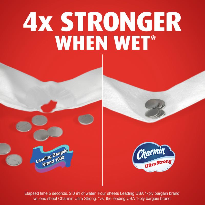 Charmin Ultra Strong Toilet Paper 12 Mega Rolls, 220 Sheets per Roll