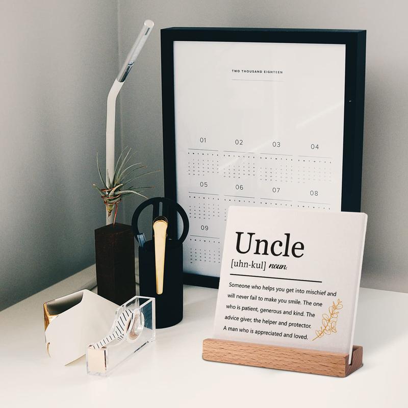 Uncle Definition Gifts from Niece Nephew, Uncle Father's Day Gifts, Best Uncle Ever Gift Ideas, Uncle Gifts for Men, Unique Sign Gifts for Uncle, Birthday Gifts for Uncle Christmas Woody